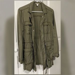Cato’s Long Olive Green Jacket